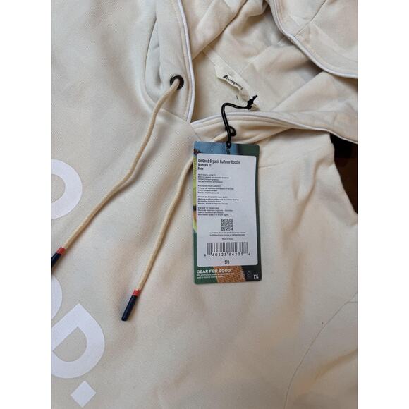 Cotopaxi Hoodie Womens Medium Beige Do Good Organic Pullover Sweatshirt Cream - Picture 3 of 8